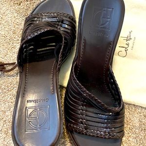 Cole Haan Wedge sandals in good condition.